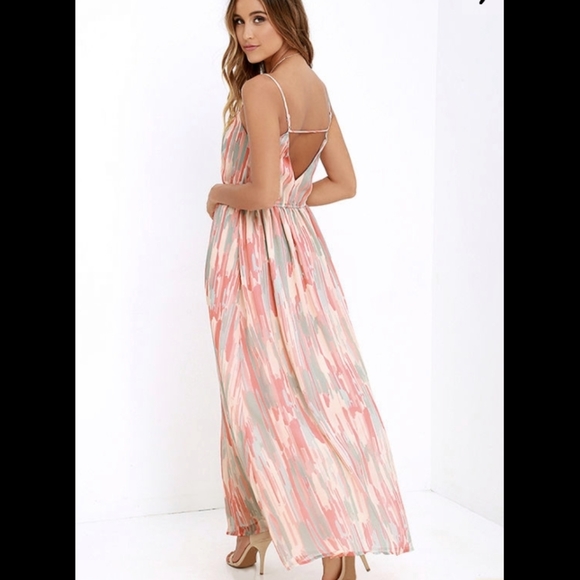 Jack | Hildy Peach Maxi Dress - Picture 2 of 12